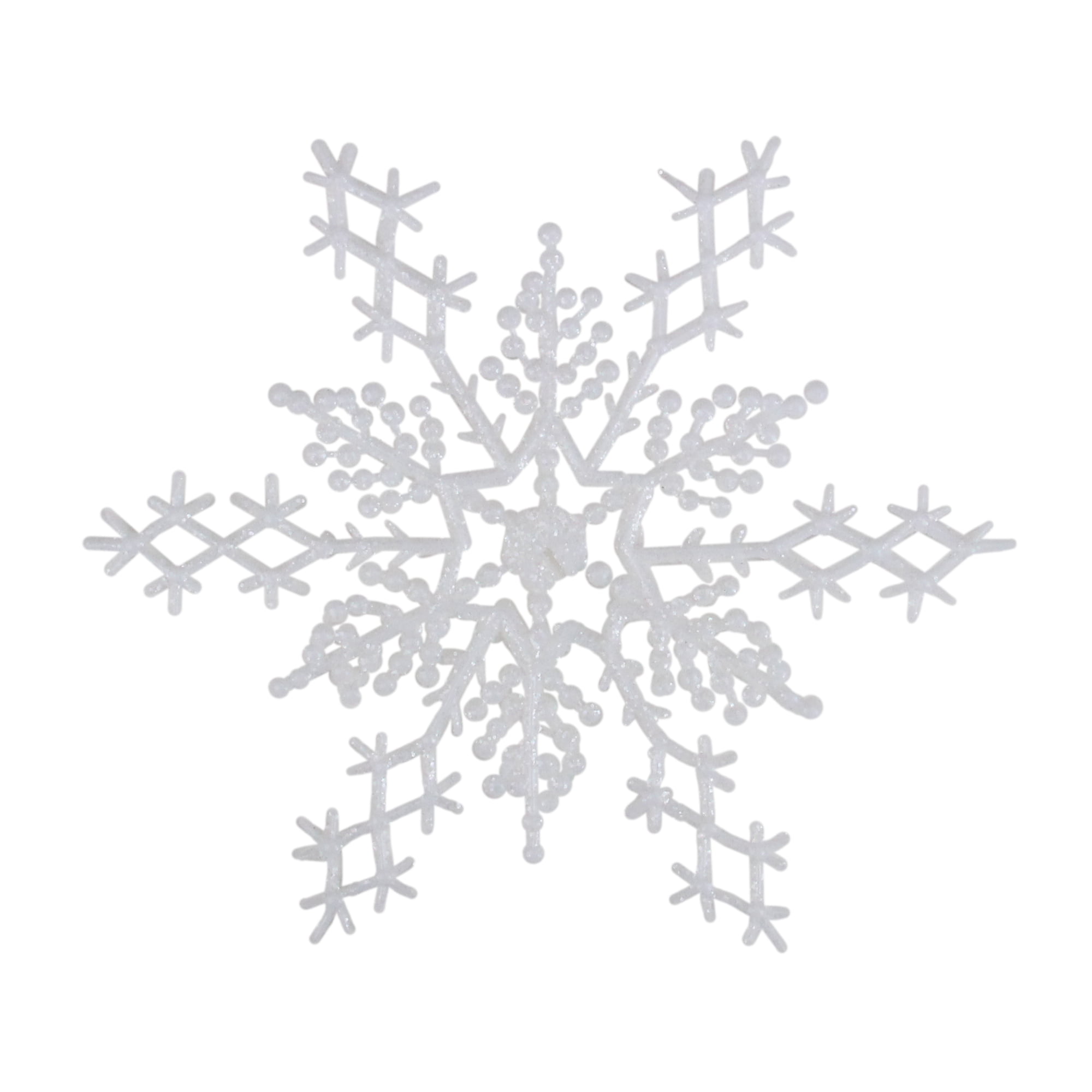 Adler 6.75" Gold and Silver Glittered Snowflake Trio Christmas Ornament Kurt S