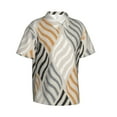 thumbnail image 2 of Disketp Hawaiian Shirts For Men,Geometric Print Mens Casual Short Sleeve Button Down Shirts Beach Shirt, 2 of 8