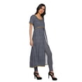 thumbnail image 3 of Moomaya Kurta Longue Tunique à Manches Courtes en Coton pour Femmes, Kurtis Imprimés avec Fente avant, 3 of 6