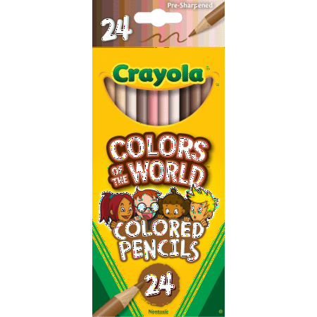 2X-Crayola Colors of the World Colored Pencils - 24 ct