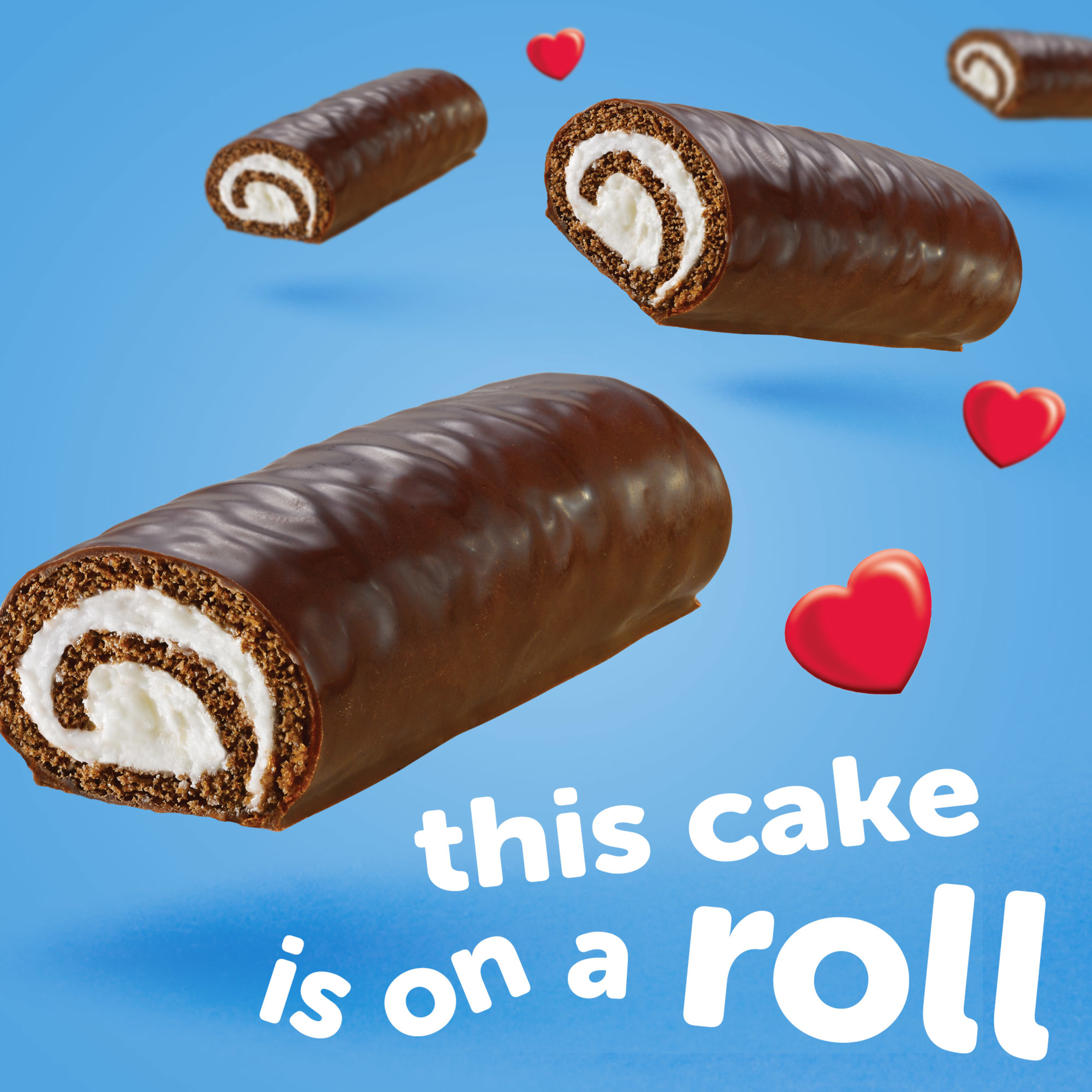 HOSTESS HOHOS, Rolled Chocolate Cake with Creamy Filling, Individually Wrapped - 10 Count /10 oz - image 2 of 18
