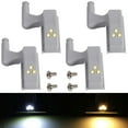 thumbnail image 4 of DYstyle 1-10Pcs Universal Cabinet Cupboard Wardrobe LED Hinge Light For Home Kitchen Warm/Cool White Lamp, 4 of 7