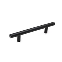 Fitviso 10 Pack 4.5 Inch(115mm) Hole Center Cabinet Handles Pulls For Kitchen Stainless Steel Matte Black Drawer Pulls ( 179mm，Length）