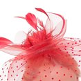 thumbnail image 3 of Coofit Fascinator Hat Vintage Exquisite Mesh Flower Veil Fascinator Wedding Fascinator, 3 of 7