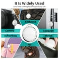thumbnail image 3 of Bluetooth Tracker, Keys Finder and Item Tracker Tags MFI Certification for Car Keys and Phones Bags and More Remote Control Finder Full Global Coverage Phone Finder iOS Compatible White 2-Pack &, 3 of 7