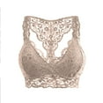 thumbnail image 2 of Gkeoshab Jelly Bras for Women Push Up Everyday Bras Underwear For Women New Plus Size Vest Crop Wire Free Bra V Neck S 3XL Bras for Women, 2 of 4