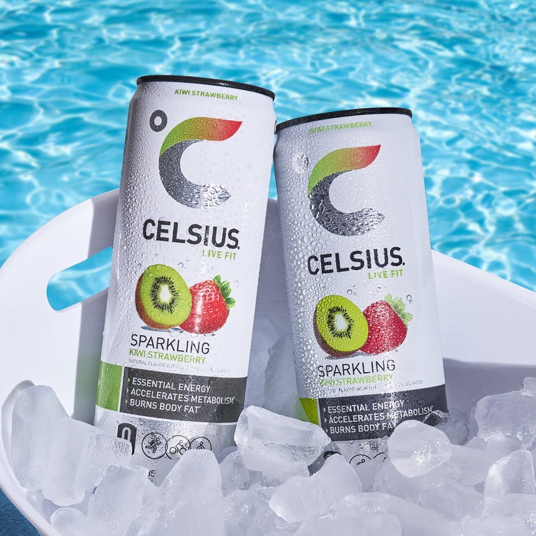 CELSIUS Sparkling Kiwi Strawberry, 12 fl oz Cans, 12 Pack photo 6