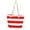 Red, variant on Xfvqtps Beach Bags for Women Hemp Rope Color Blocking Stripes Large Capacity Waterproof Sandproof Beach Tote Bag for Women Swim Pool Bag for Travel Vacation Nylon Tote Bag Black