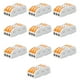 thumbnail image 1 of 10 conectores de terminal de cableado tipo prensa de soldadura 3P para cable de 28-14 AWG, 1 of 9