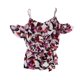 thumbnail image 1 of Blusa cruzada con hombros descubiertos Bar III multicolor mediana, 1 of 2