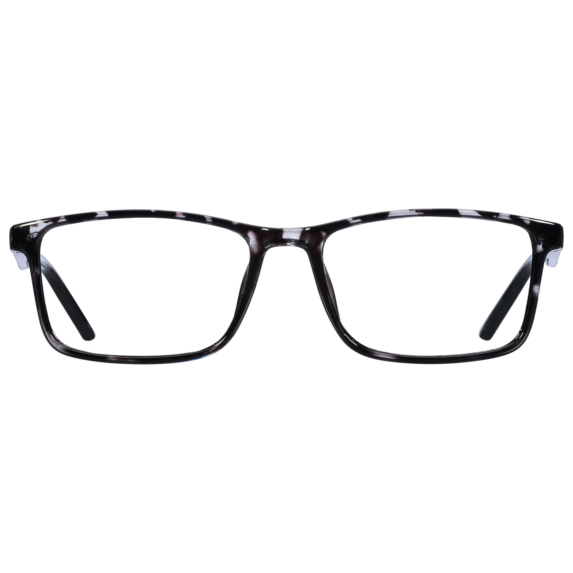 B.E Bio Eyes Mens Rectangular Reading Glasses Made from Recycled Plastic Taro +1.25 in Grey