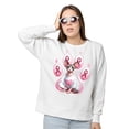 thumbnail image 2 of Faith Love Hope Sphynx Breast Cancer Awareness Survivor Sweatshirt Unisex Merch Cat Lover Kitten Owner Gifts Idea - 02017, 2 of 6