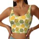 thumbnail image 1 of Fotbe Bee honey Sujetador Deportivo Largo sin Aros para Mujer con Almohadillas y Soporte Medio, Transpirable y Absorbente, Camiseta Tipo Chaleco o Tank Top-Medium, 1 of 8