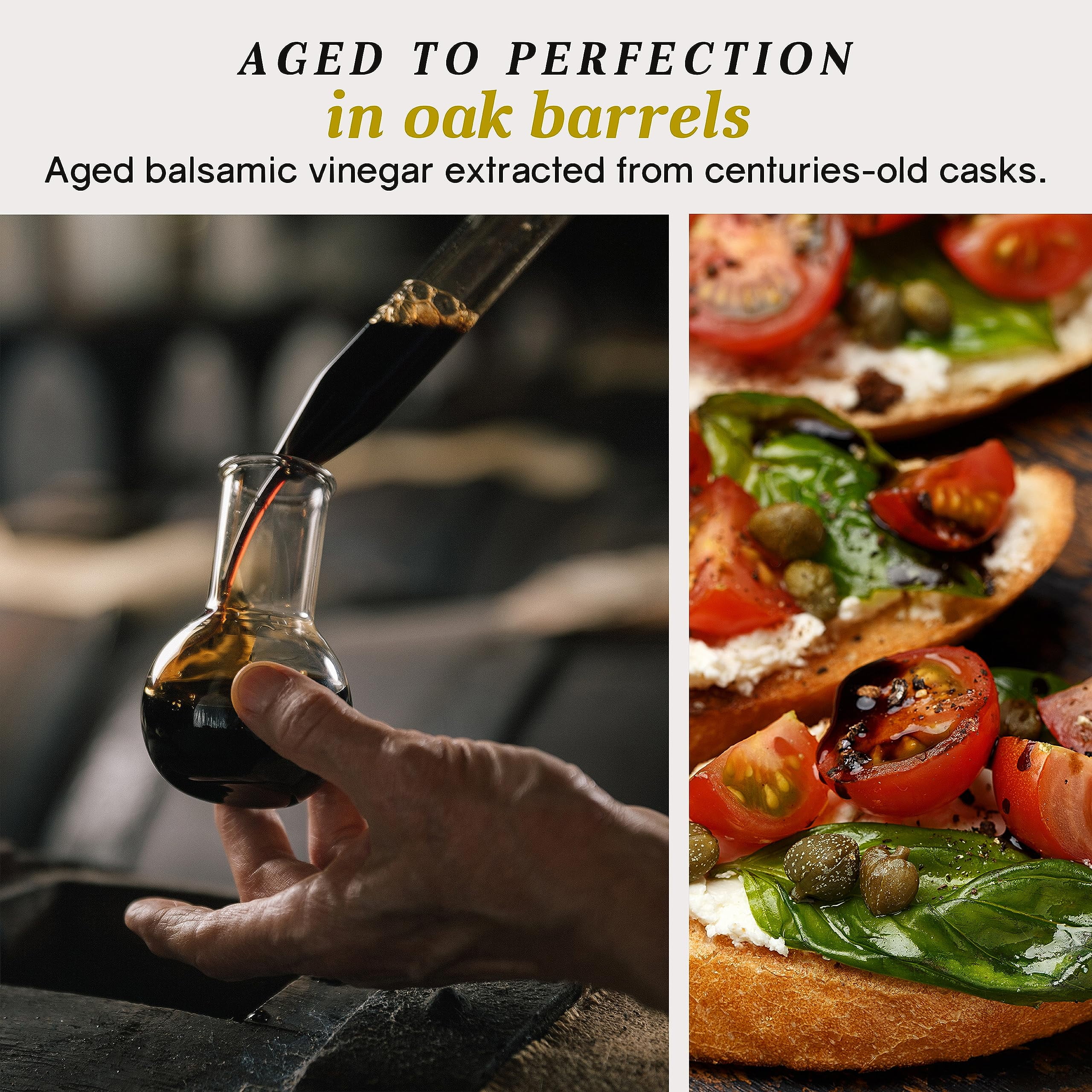 Giusti Italian Balsamic Vinegar of Modena IGP - 3 Gold Medals, Rich & Thick Gran Deposito Aceto Balsamico di Modena for Salads, Cheese & Finishing Touches, Made in Italy – 8.45 fl oz/250 ml -Pack of