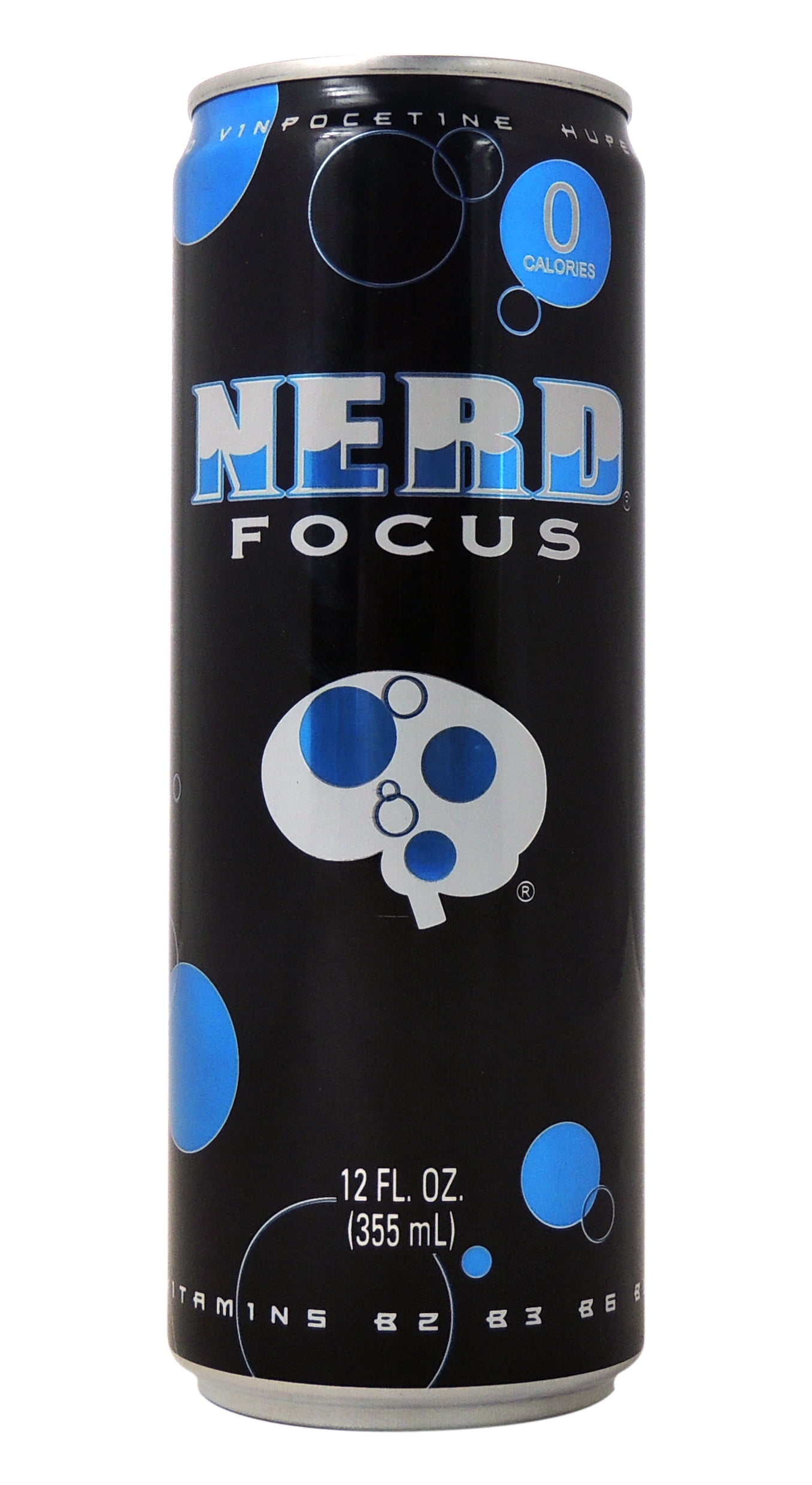 Focus On Energy Refrigerator Pickup NERD FOCUS ENERGY DRINK BLUE 12 