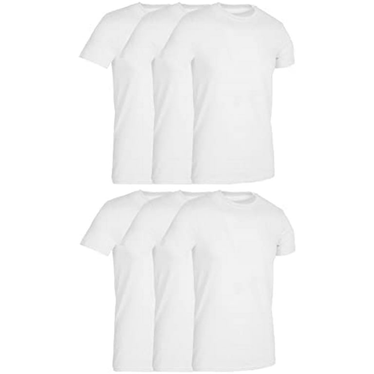 SOCKS'NBULK 6 Pack Men's Solid Cotton Sleeve Lightweight Bulk (White, XX-Large, xx_l) - Walmart.com