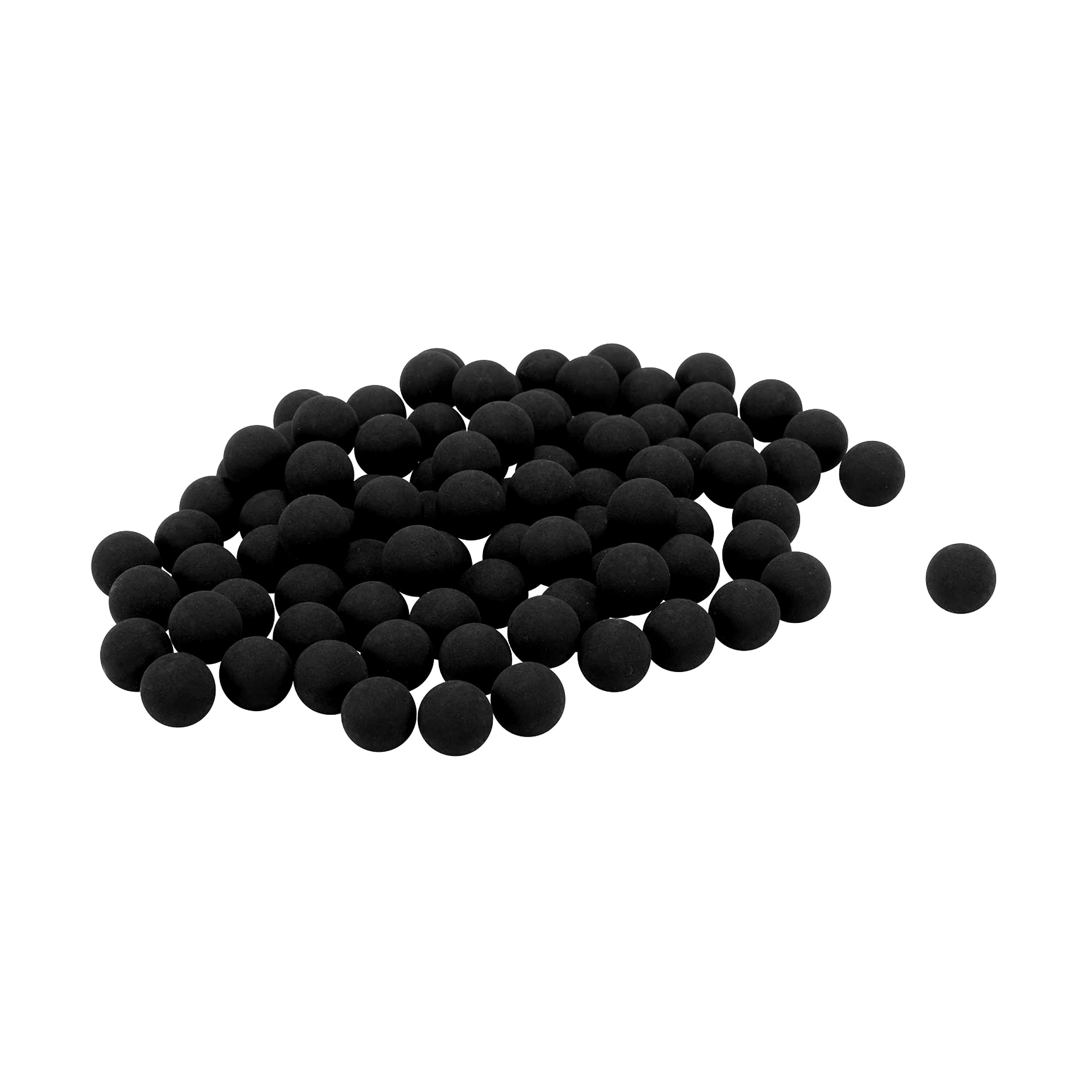 Umarex T4E Premium Rubber Ball Ammo for Paintball Guns, Black.50 Caliber, 250 Count