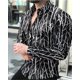 thumbnail image 1 of Camisa de manga larga con estampado 3D de estrellas de colores para hombre, camisa de solapa con botones de manga larga para primavera y otoño, camisa suave para fiesta de graduación, 1 of 6
