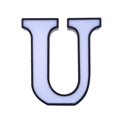 thumbnail image 2 of SDNall Creative LED Letter Lights Night Light Plastic English Letters Light Lamp Decor, 2 of 9