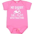 thumbnail image 3 of Inktastic Farmer My Daddy Still Plays with Tractors Boys or Girls Baby Bodysuit, 3 of 5