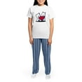 thumbnail image 4 of CafePress - Heartfelt Westies Women's Light Pajamas - Women's Short Sleeve Print T-Shirt and Pants Light Cotton Pajama Set, 4 of 7