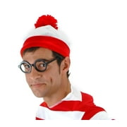 Where's Waldo Costume Beanie Adult One Size