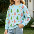 thumbnail image 2 of ITSAME Toddler Girls Crewneck Sweatshirt (1-7) Soft Cotton Long Sleeve Cute Print Casual Comfort Pullover Top Size 3T, 2 of 9