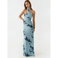 thumbnail image 4 of Strapless Printed Bodycon Maxi Dress, 4 of 7