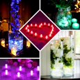 thumbnail image 5 of Efavormart Submersible LED Waterproof Light RGB for Vase Wedding Party Fish Tank Tea Vase Battery Candles - White-12pcs, 5 of 11