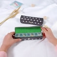 thumbnail image 2 of Jumpingount Box Grid Metal Hebilla Bin PU Pastilla Medicina Clasificar Estuche Pendiente Hallazgo para Mujeres Hombres Viajes de negocios al aire libre Ropa, zapatos y accesorios Miscelánea Jumpingount AP017843-00, 2 of 6