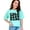 Chalky Mint, variant on Cold Brew Babe, Coffee Lover or Enthusiast Themed, Groovy Retro Wavy Text, White Comfort Colors T-Shirt, XL