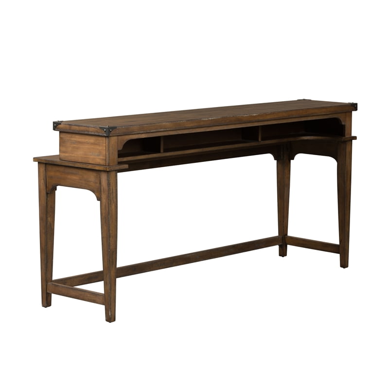 Sandstone Liberty Furniture Industries Sun Valley Console Bar Table W74 x D21 x H36