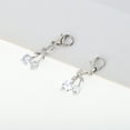 thumbnail image 5 of Unique Bargains 1 Pair Shoelace Charms Sparkly Gemstone Cherry Decorative Shoe Clips Silver Tone, 5 of 5