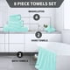 thumbnail image 3 of Juego de toallas Cosy Family de microfibra de 8 piezas Frozen Blue, 3 of 7