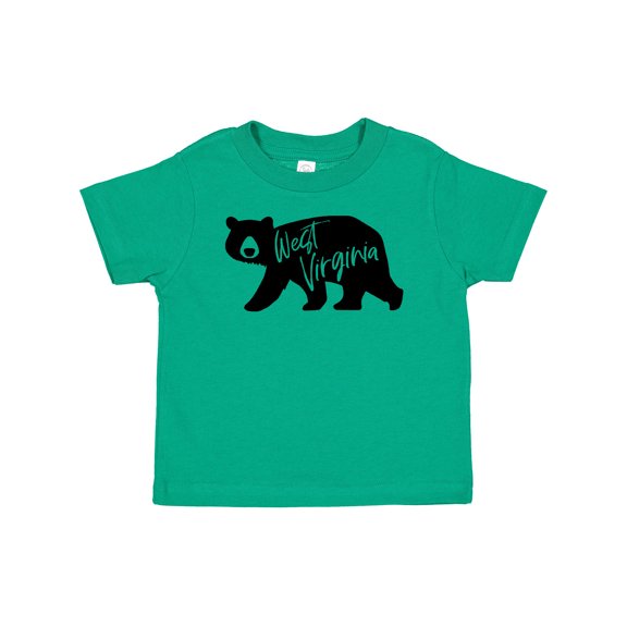 Inktastic West Virginia Black Bear Silhouette Boys or Girls Baby T-Shirt
