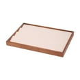 thumbnail image 4 of hengtong Jewelry Organizer Tray Compartments Suede Velvet for Bracelets Necklace Home Beige, 4 of 9