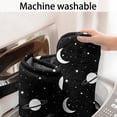 thumbnail image 5 of Black Space Moon Planet Pattern Bathroom Rugs Mat,Non Slip Microfiber Bathroom Rug,Rubber Backing,Soft Bathroom Mats for Bathroom Floor,Tub and Shower,47x17in(120x43cm), 5 of 5