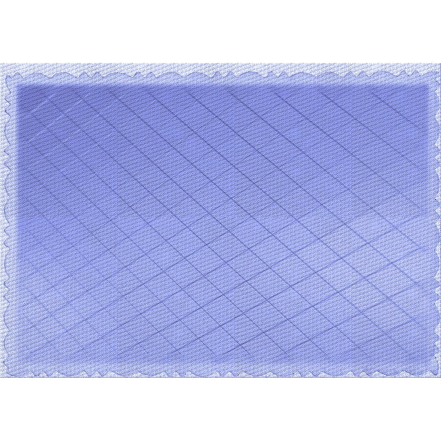 Ahgly Company Machine Washable Indoor Rectangle Transitional Light Slate Blue Area Rugs, 6' x 9'
