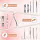 thumbnail image 2 of Manicure Set Professional Nail Clippers Set, 12pcs (rose Gold) TW, 2 of 4