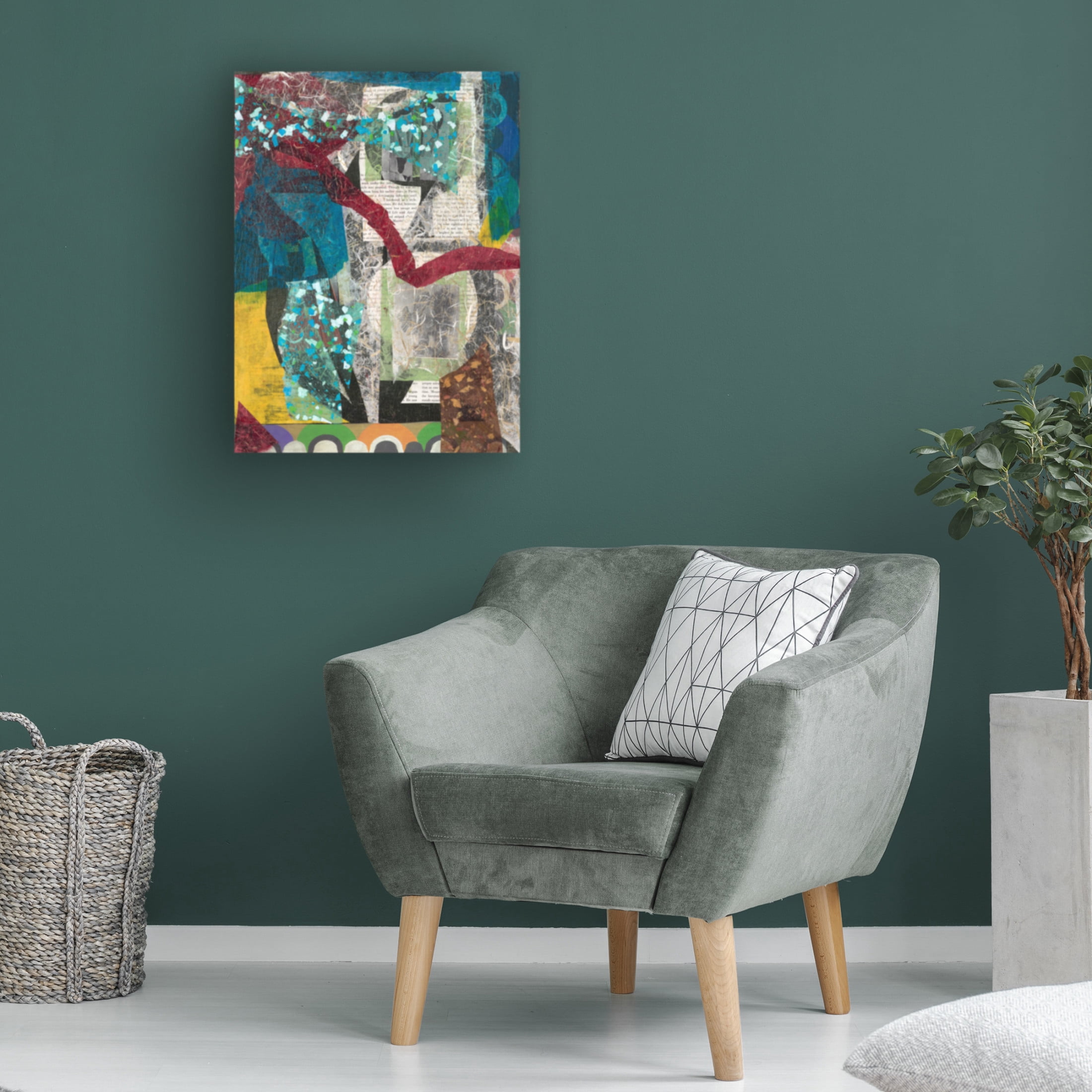 Canvas Wall Art - Ellen Kossoff 'Art Book 1' Wall Art for Living Room, Bedroom, or Office Décor by Trademark Fine Art - 18 x 24 Inches