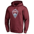 thumbnail image 2 of Men's Burgundy Colorado Rapids Primary Logo Fitted Pullover Hoodie, 2 of 3