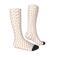 thumbnail image 3 of Fotbe Hand Drawn Snake print Women's Men's Novelty Crew Socks Cotton Socks Knee High Socks for Walking,Running,Nurses,Pregnancy, 3 of 9