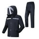 thumbnail image 4 of Traje de lluvia con capucha desmontable para hombre y mujer, impermeable ligero con capucha L, 4 of 9