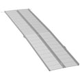 thumbnail image 2 of HOMCOM Textured Aluminum Portable Wheelchair Ramp for Home, Steps, Doorways, Foldable Handicap Ramp 10', Threshold Ramp with Strong Load-Bearing, 2 of 9