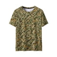 thumbnail image 4 of Camo Hunting Short Sleeve Shirt for Men - Lightweight Performance Stretchable Tee with 4-Way Stretch, 4 of 7