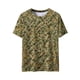 thumbnail image 4 of Ceisia Men's Diamond Pixel Camouflage Print Crew Neck T-Shirts, Stretchy Breathable Casual Short Sleeve Tops Gifts, 4 of 9