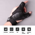 thumbnail image 4 of Guante de pesca con luz nocturna para mano derecha, guante para pesca nocturna al aire libre con luz LED, guantes sin dedos duraderos, 4 of 8