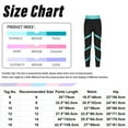 thumbnail image 7 of IEFIEL Girls Stripes Sports Pants Juniors Skating Cycling Pants Contrast Color Leggings Green 10, 7 of 7