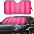 thumbnail image 4 of Windshield Sun Shade for Car Pink Thicken 5-Layer UV Reflector Auto Front Window Sunshade Visor Shield Cover and Keep Your Vehicle Cool (57" × 27.5"), 4 of 6