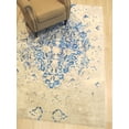 thumbnail image 6 of EORC Blue Machine-made Polyester Traditional Distressed Bohemian Moderno Medallion Rug, 5' 3 x 7' 6-Color:Blue,Material:Polyester, 6 of 6